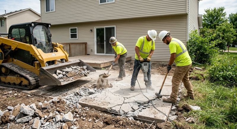Concrete Steps Demolition in Sacramento, CA